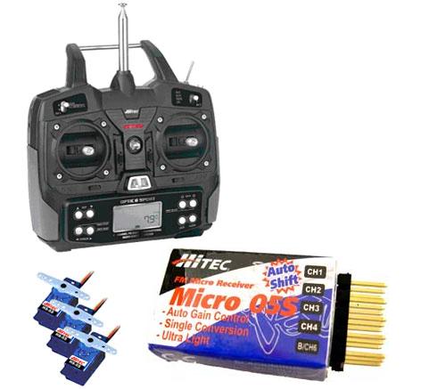 Set statie radiocomanda Optic 6 Sport 35 MHZ